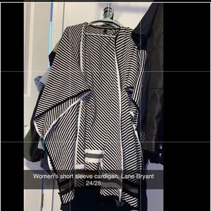 Lane Bryant short sleeve cardigan.